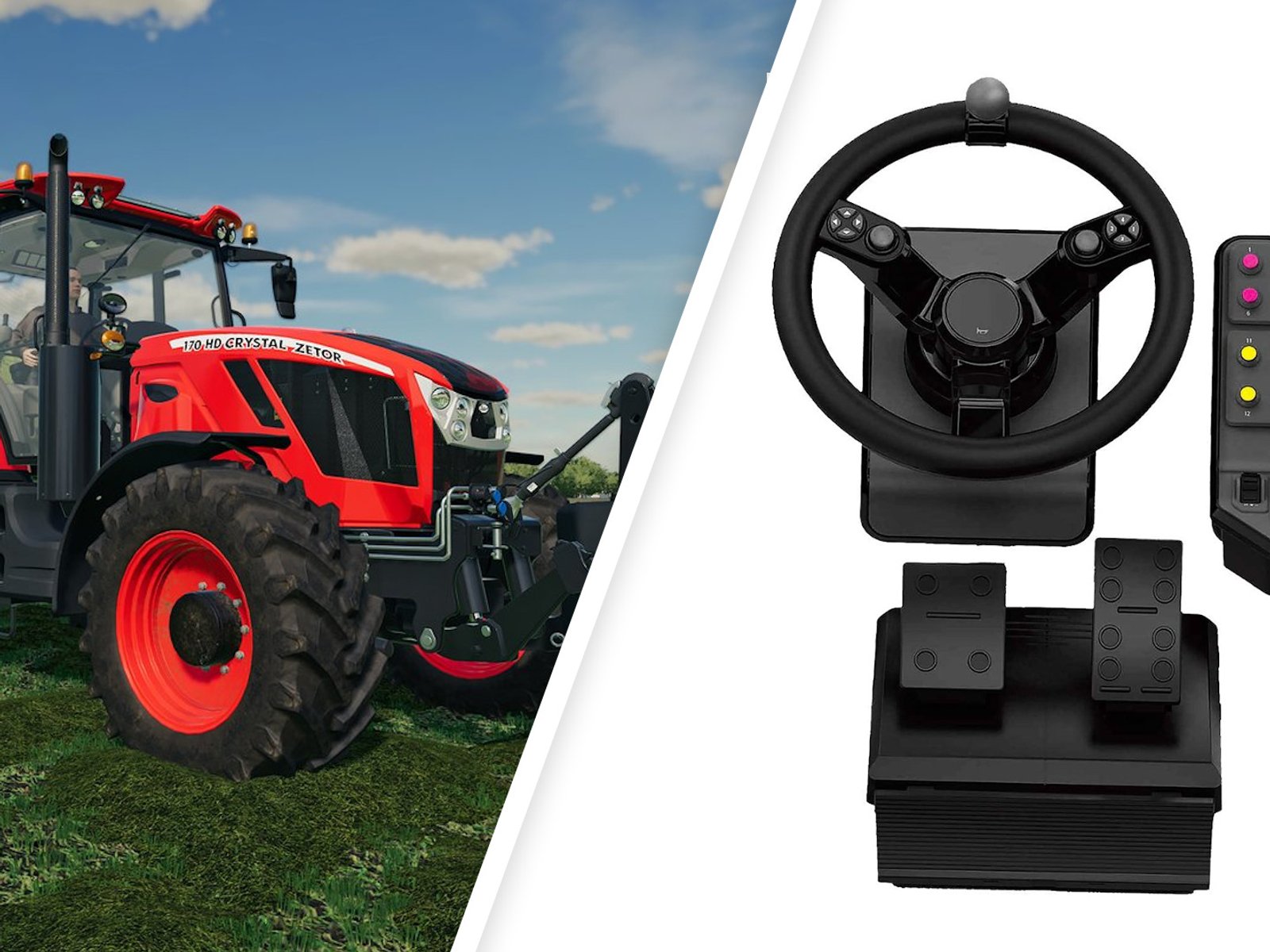 PC - Saitek Lenkrad / Steering Wheel für Landwirtschaft / Farm Sim
