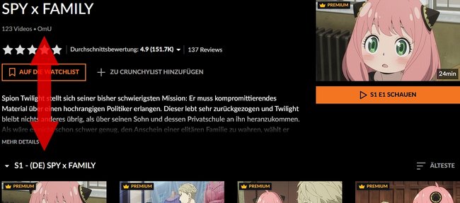 Crunchyroll deutsche Synchro nur OmU Hinweis