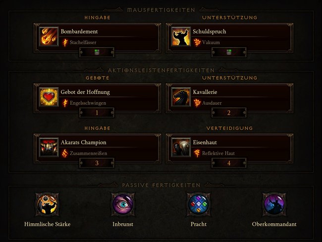 Diablo 3 Kreuzritter Bombardement Skills