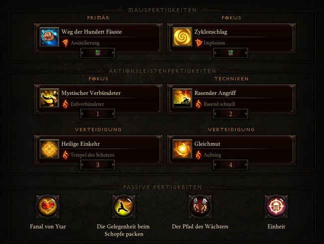 Diablo 3 Mönch Innas Verbündeter Fähigkeiten
