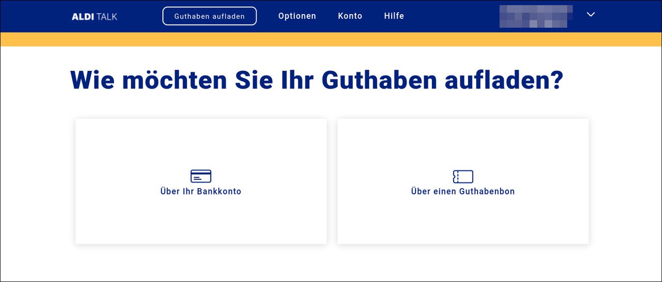 ALDI TALK online aufladen (auch Paypal) so geht's