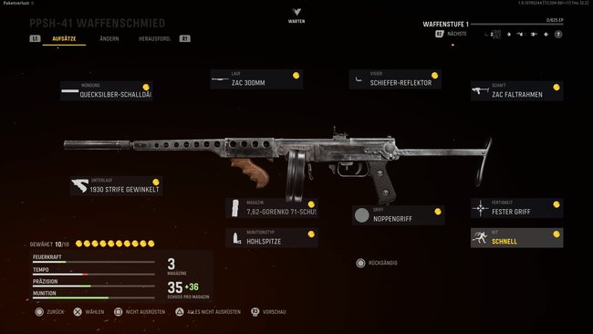 So solltet ihr eure PPSH-41 in CoD Vanguard ausstatten.