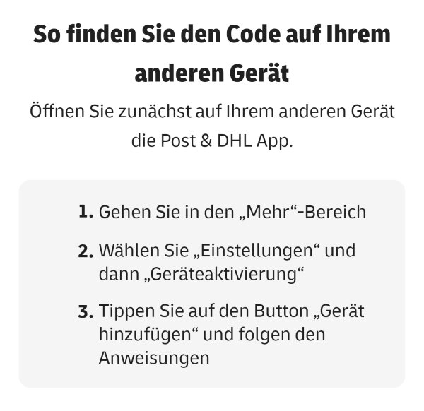 dhl-app-geraet-aktivieren