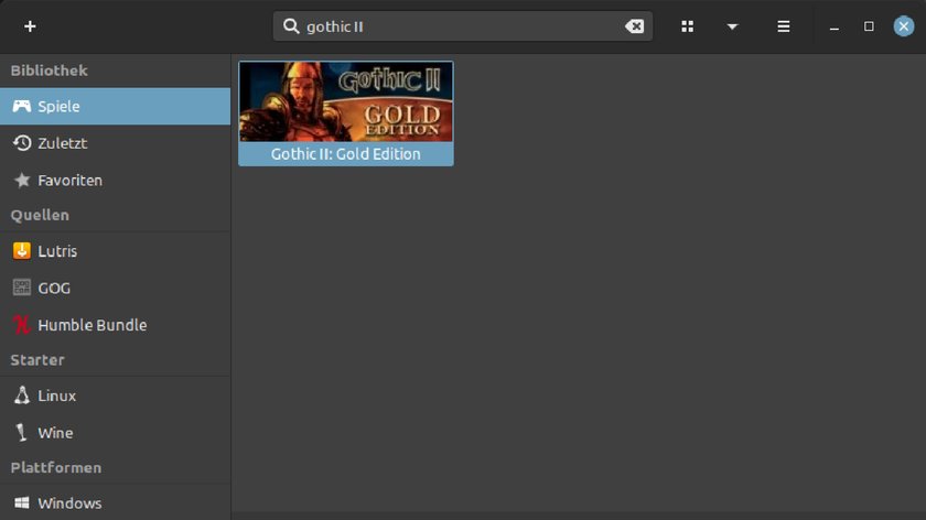 Lutris installiert auch ältere Spiele, damit sie unter Linux funktionieren. Bild: GIGA