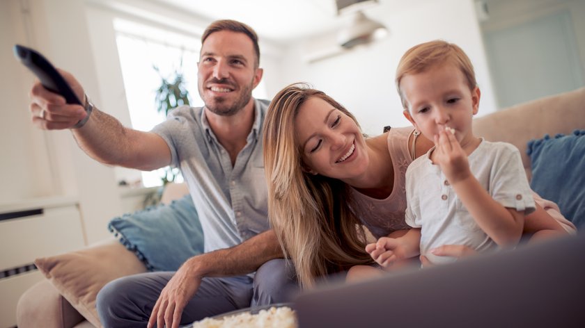 Fernseher Familie