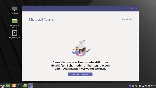 Unser Microsoft-Konto hat die genannten Voraussetzungen nicht erfüllt. Bild: GIGA