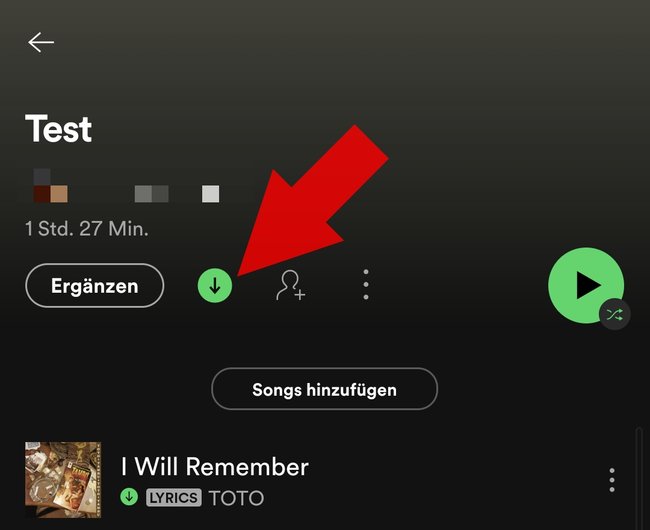 Spotify Download loeschen 01