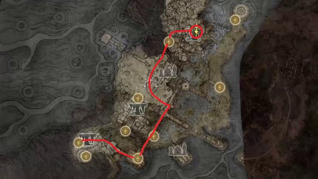 Das Aquädukt von Siofra könnt ihr erst erreichen, nachdem ihr Radahn besiegt und Nokron betreten habt (Quelle: Screenshot GIGA).