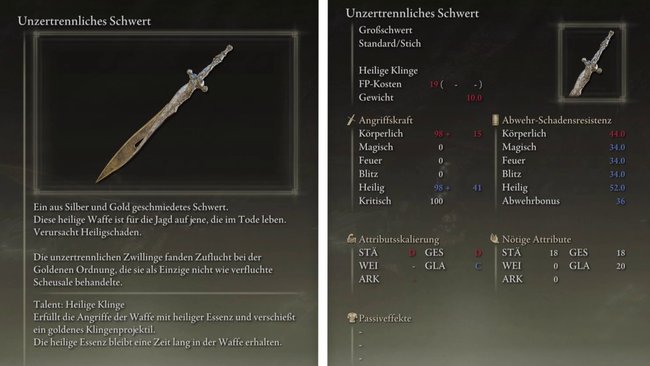 Das unzertrennliche Schwert von D (Quelle: Screenshot GIGA).