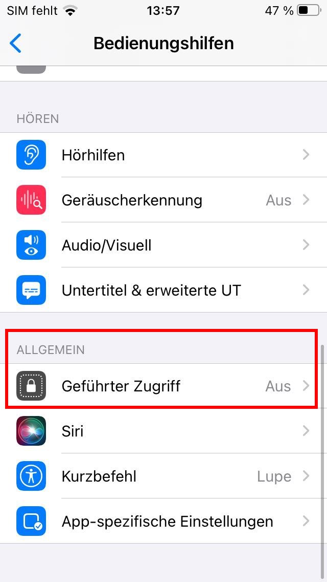 ios-gefuehrter-zugriff