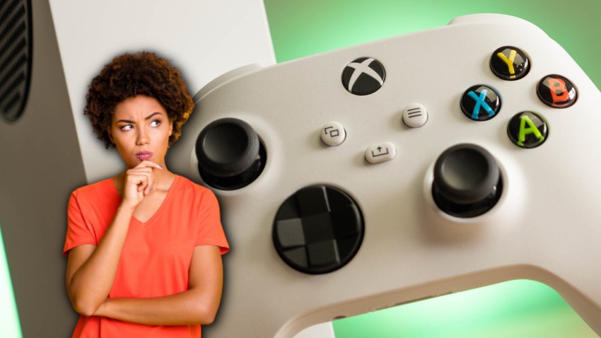 Der Controller der Xbox Series S.
