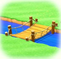 Animal Crossing New Horizons BaumstammPfahlSet und Brücke bauen