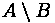Asetminus B