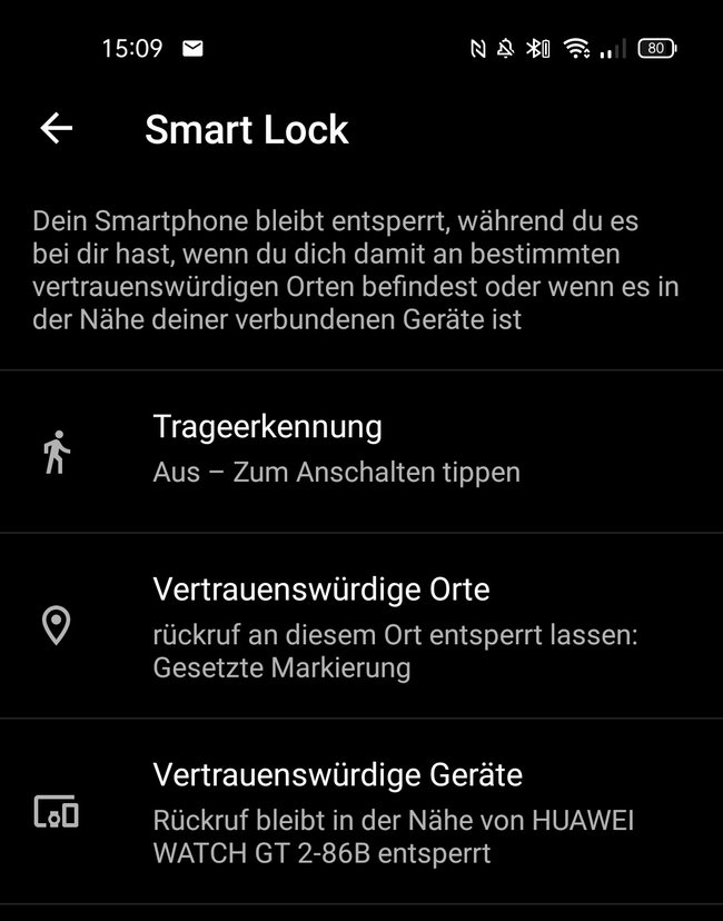 Android Smart lock