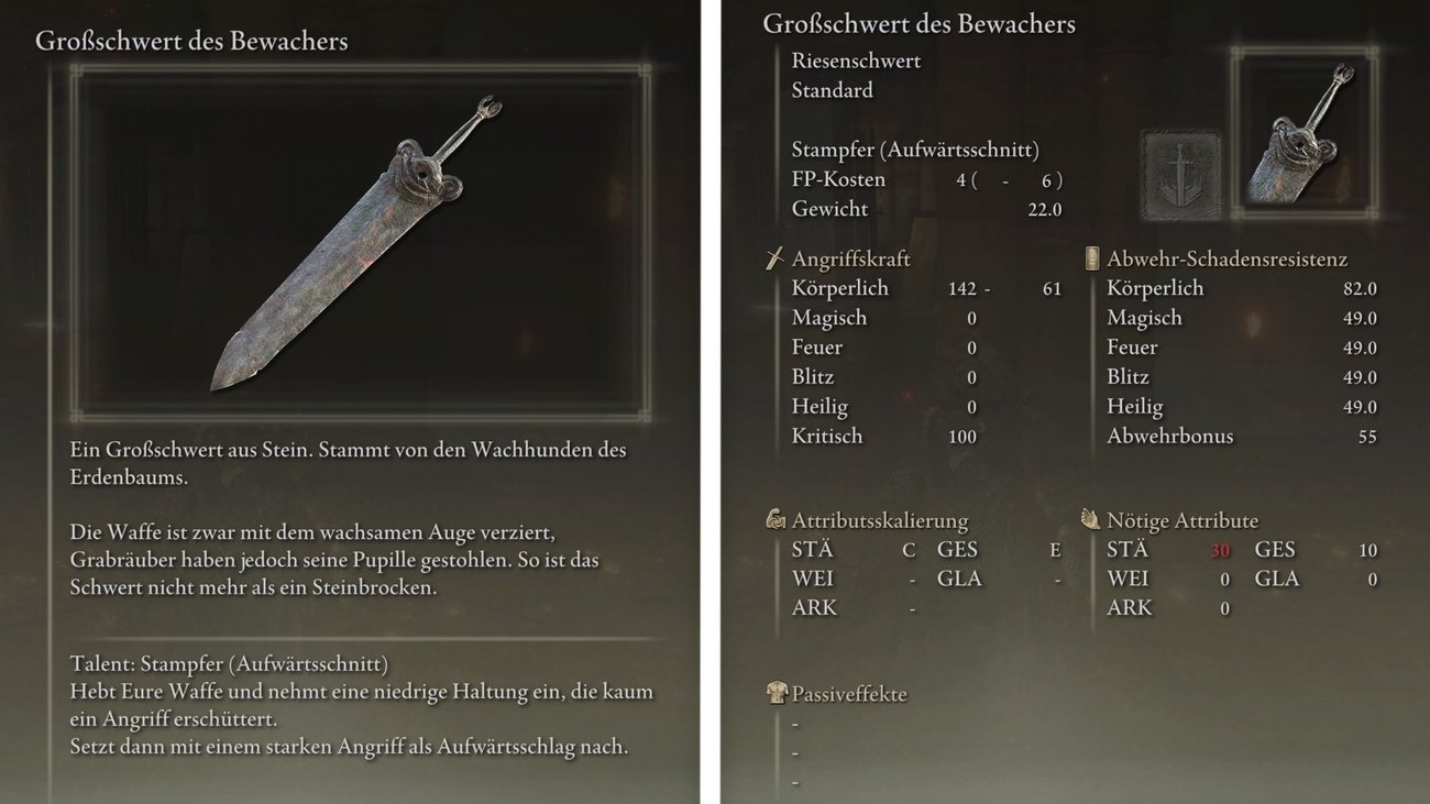 Alle Schwerter in Elden Ring
