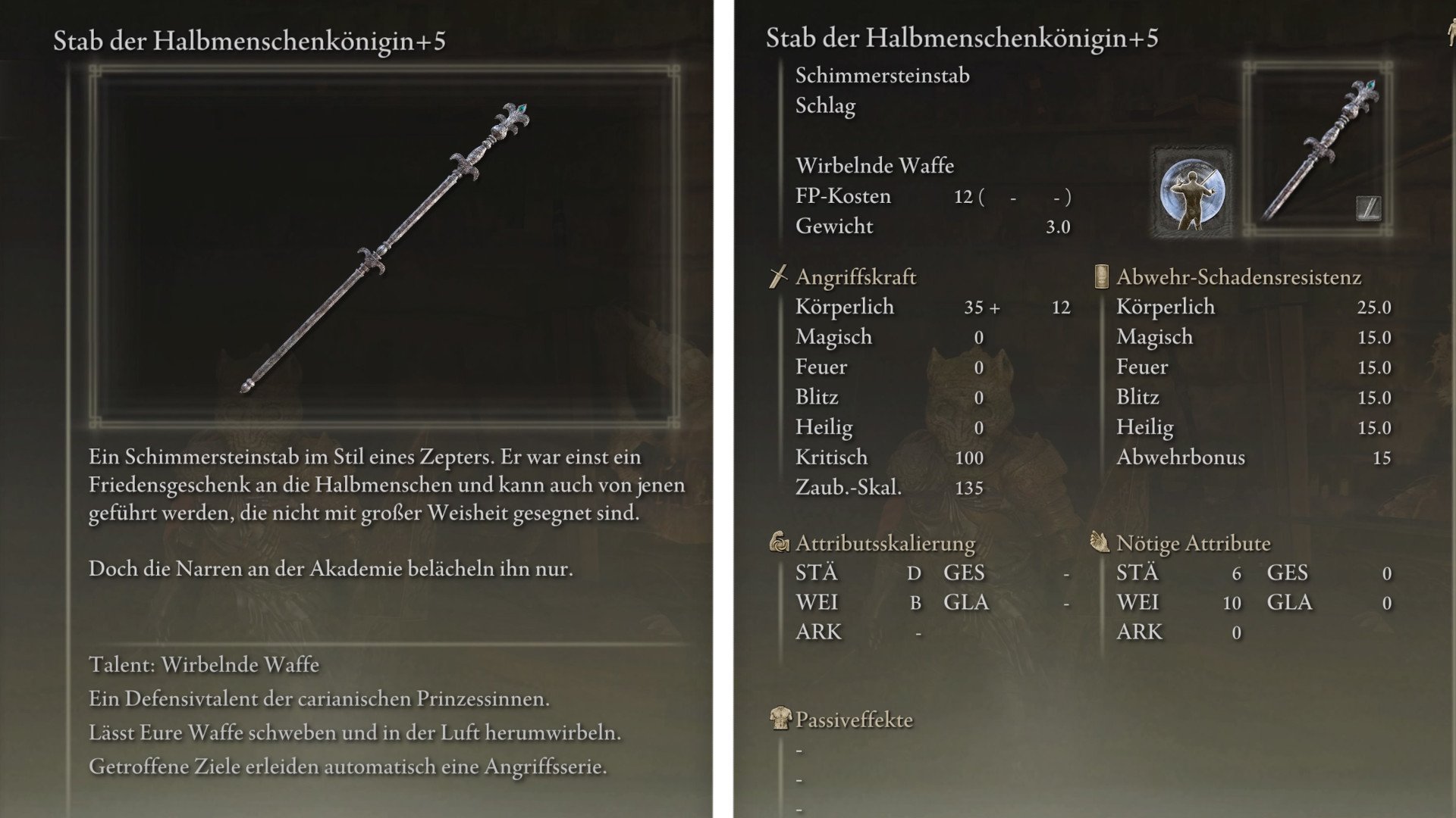 Elden Ring Stab Der Halbmenschen Königin Alle Zauberstäbe (Schimmersteinstäbe) in Elden Ring