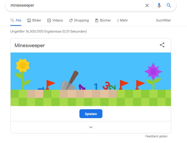 Minesweeper Google