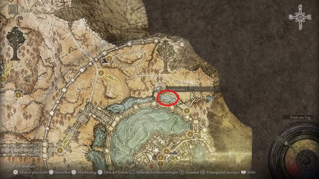 In diesem Bereich vor den Stadtmauern wird Dungfresser in eure Welt einfallen (Quelle: Screenshot GIGA).