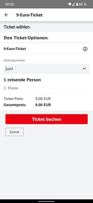 9-Euro-Ticket im DB Navigator kaufen – so einfach geht's in der Bahn-App