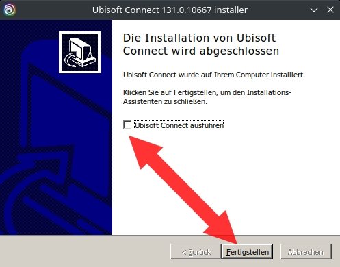Steam Deck Ubisoft Connect Installation abschliessen q_giga