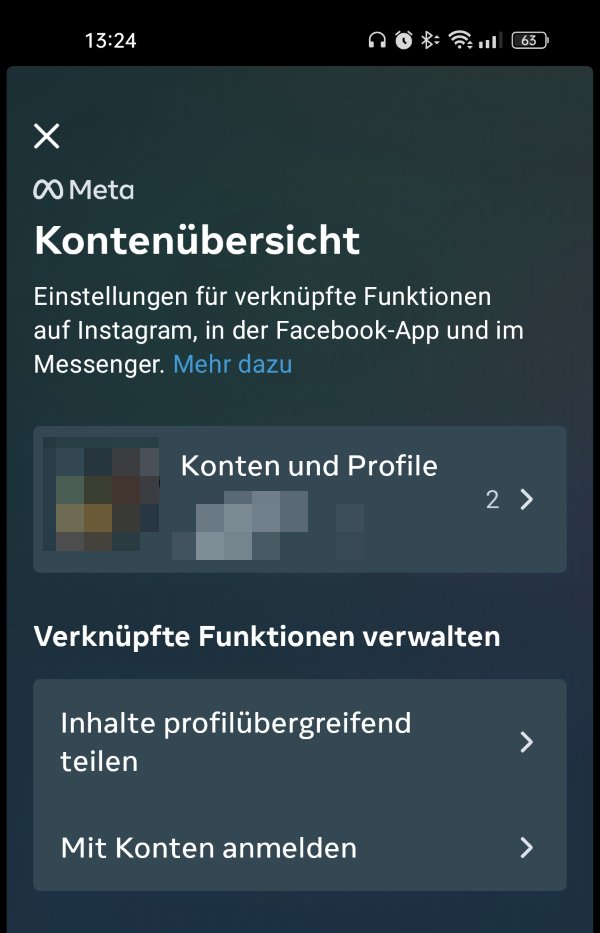 Facebook & Instagram Konten trennen so gehts