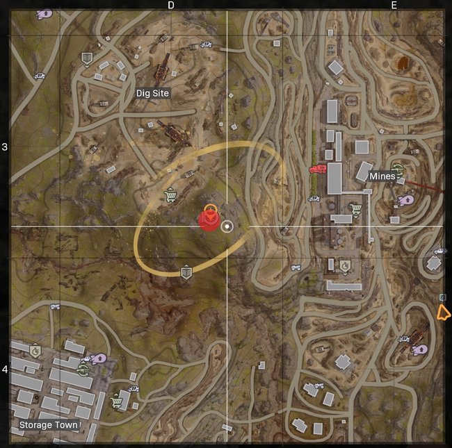 Bunker bei Mines - Fundort (Bildquelle: Screenshot GIGA)