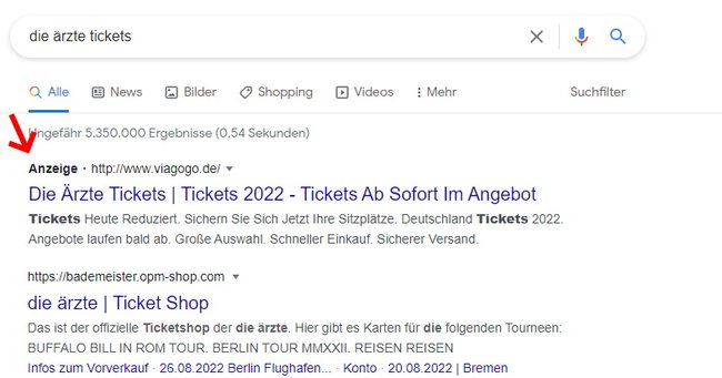 Ärzte Tickets