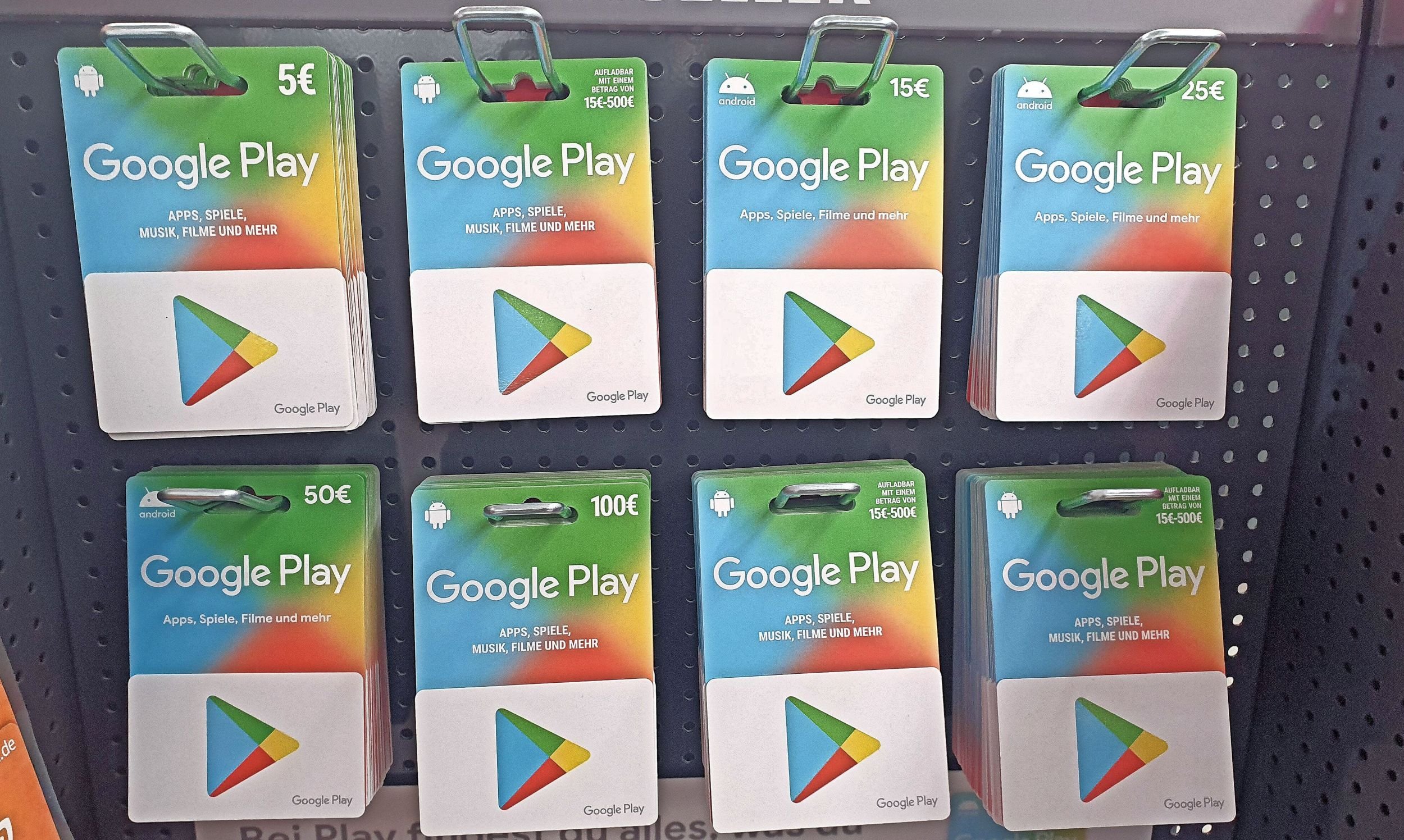 Google-Play-Geschenkkarten-Betrug: Abzocke mit Fake-Gewinn