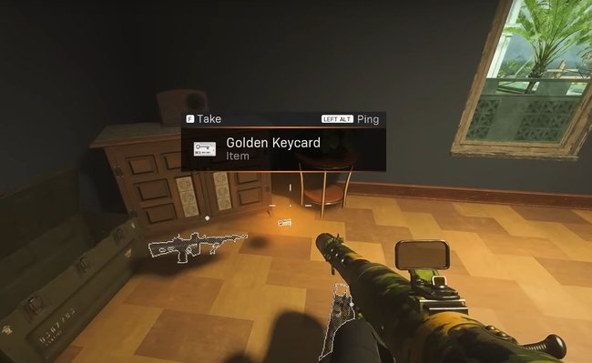 So sehen die goldenen Schlüsselkarte auf Caldera aus. (Bildquelle: Screenshot Call of Duty Fanatics)