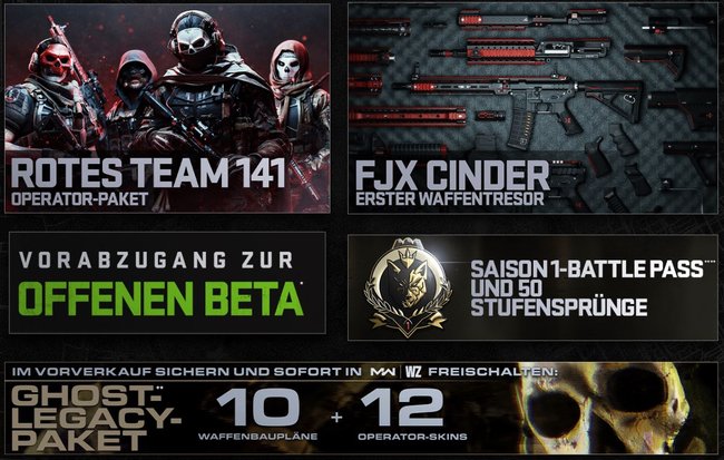 Das sind die Inhalte der Vault Edition von Call of Duty: Modern Warfare 2. (Bildquelle: Activision)