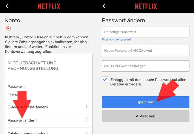 Netflix Passwort aendern 002