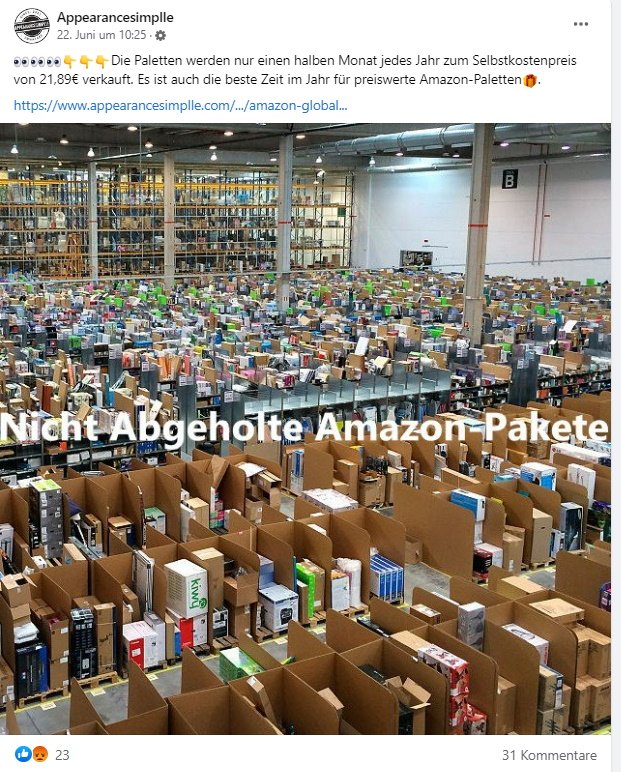 Amazon Paket Ist In Der Letzten Lieferstation Angekommen „Nicht abgeholte Amazon-Pakete“ kaufen: Was steckt dahinter?