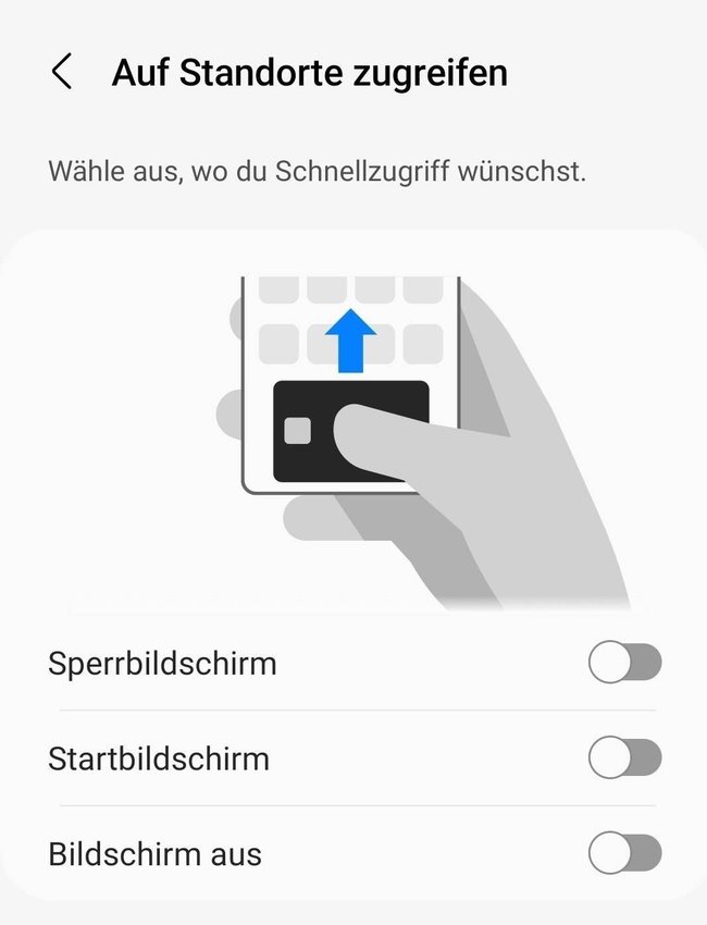 Samsung Wallet deaktivieren