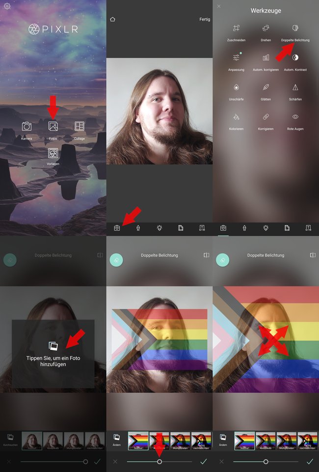 Regenbogen Profilbild App