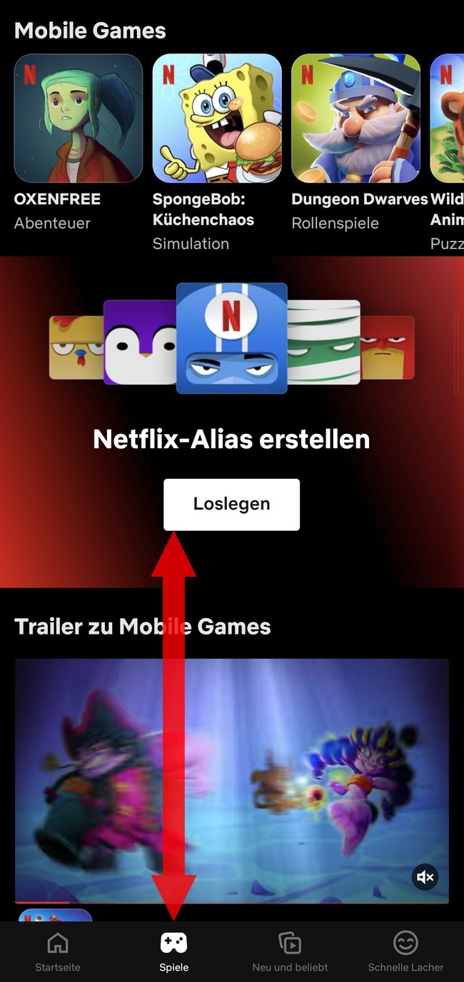 Netflix-Alias Gamertag erstellen