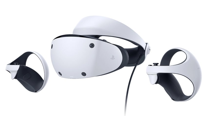 Das Bild zeigt die VR Brille PlayStation VR2