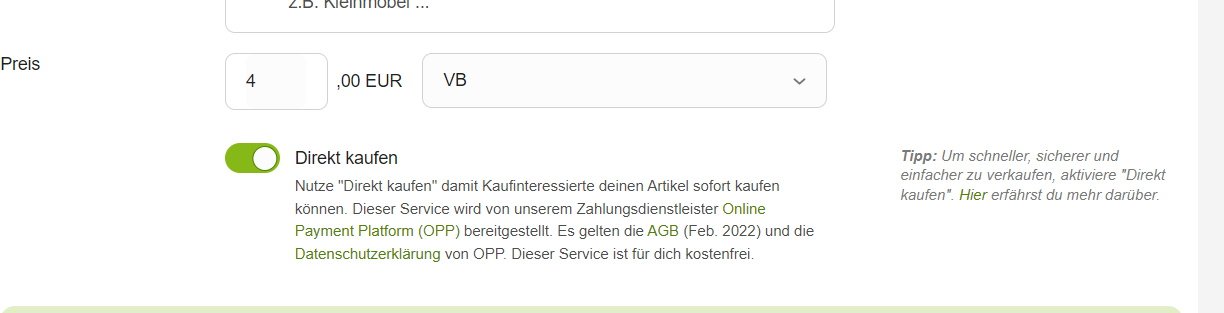 eBay Kleinanzeigen „Direkt kaufen“ so funktioniert's