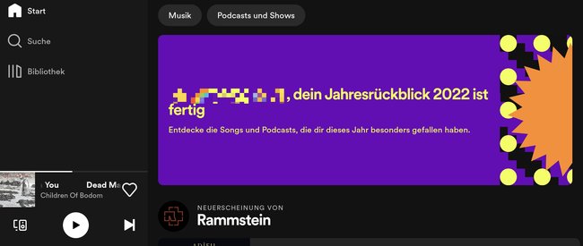 Spotify Wrapped 2022 Jahresrückblick