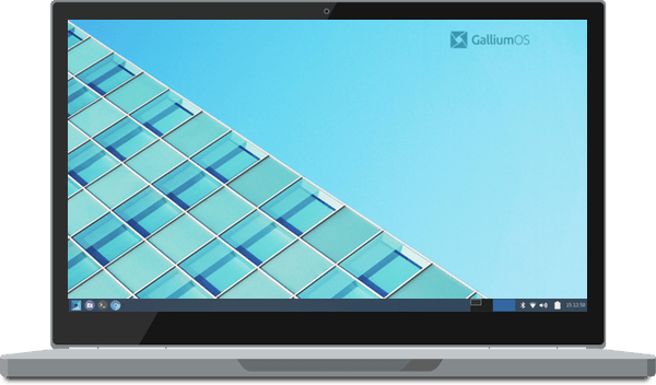 Gallium OS wurde als vollwertige Linux-Distribution für Chromebooks entwickelt. (Bildquelle: galliumos.org)