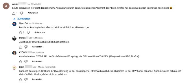 Wer Strom sparen will, sollte die Kino-Beleuchtung lieber ausschalten. (Bildquelle: YouTube/Sempervideo)