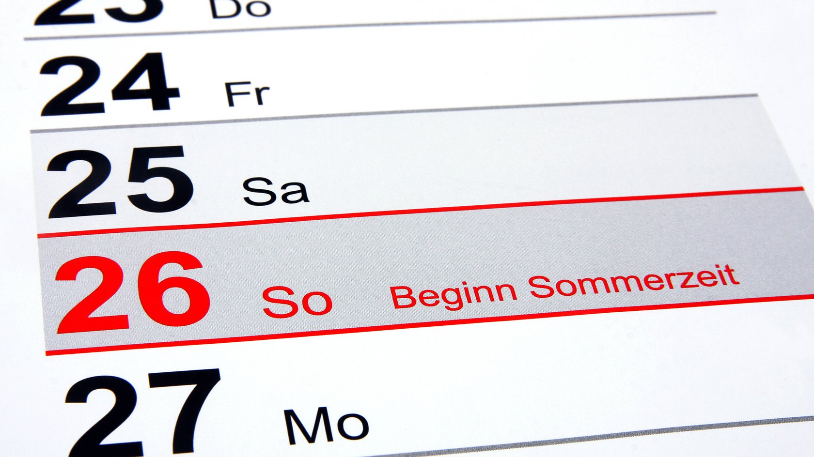 Wann wird die Uhr umgestellt? Zeitumstellung