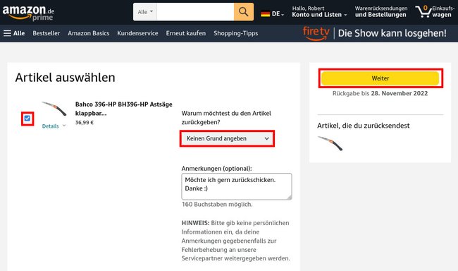 Amazon: Rücksendung ohne Drucker – so geht&rsquo;s einfach
