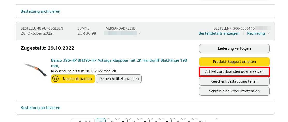 Amazon Rücksendung ohne Drucker so geht's einfach