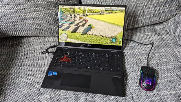 Asus Vibe CX55 Flip:<br />Chromebook mit Cloud-Gaming ausprobiert