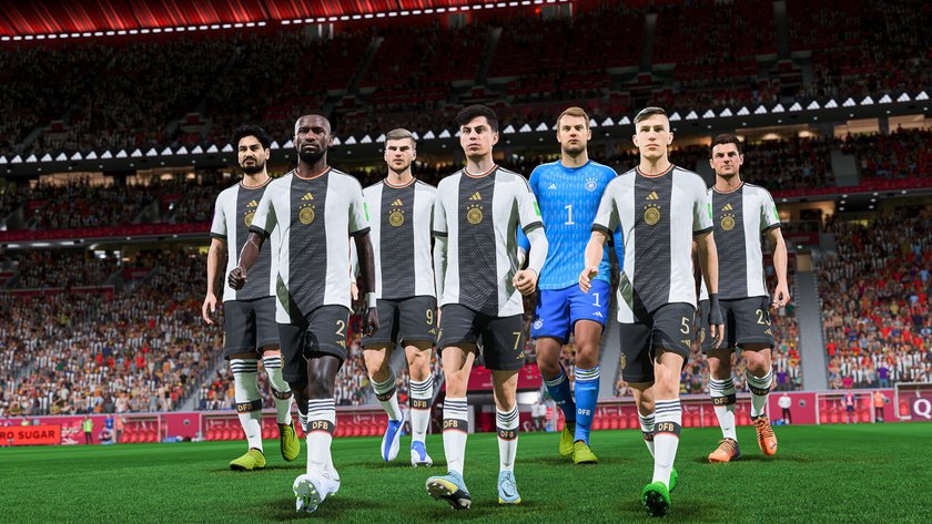 Die deutsche Nationalmannschaft in FIFA 23.