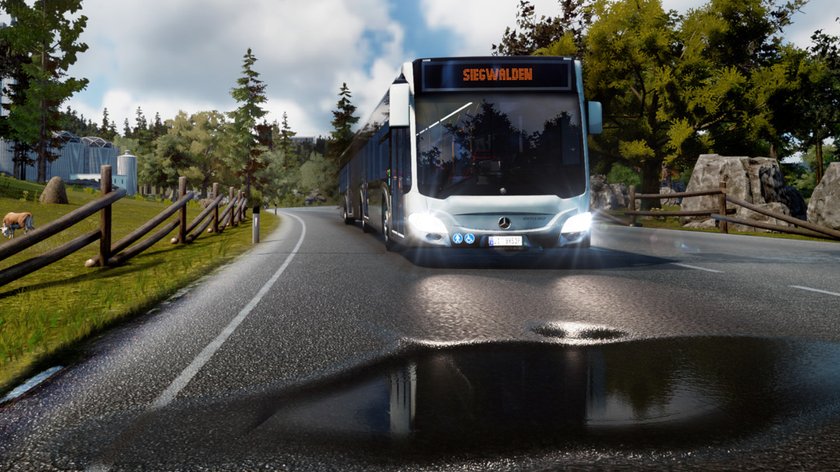 Szene aus dem Bus Simulator.