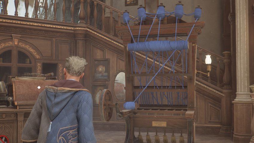 Wir zeigen, wie ihr mit dem Webstuhl Ausrüstung und Eigenschaften in Hogwarts Legacy anpasst (Quelle: Screenshot GIGA).