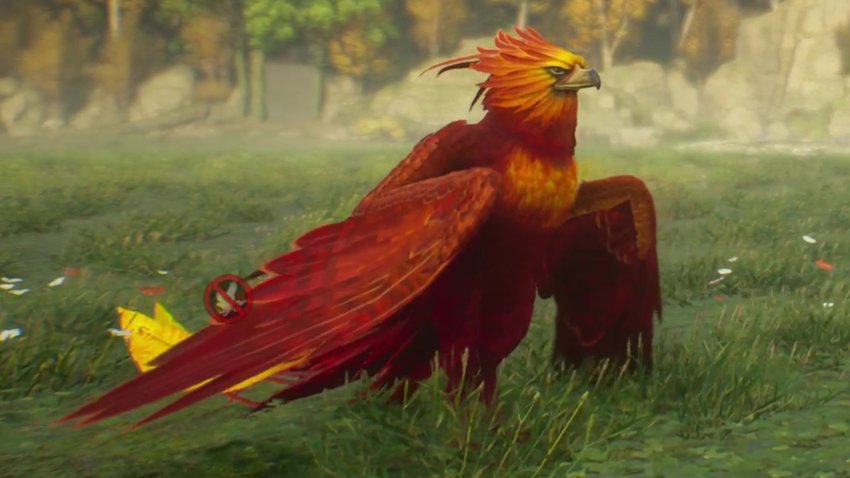 We'll show you where you can find the phoenix in Hogwarts Legacy and whether you can breed it (Source: Screenshot GIGA).