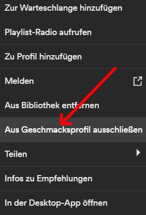 Spotify Geschmacksprofil