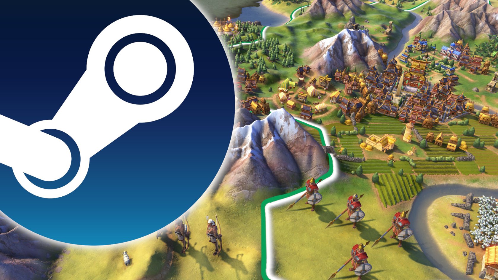 Szene aus Civilization 6.